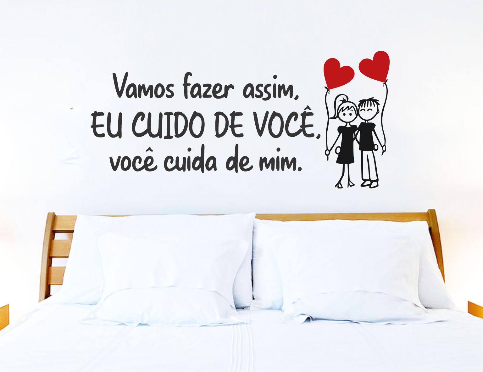 Tradução do adesivo de amor em português do brasil fazendo tudo