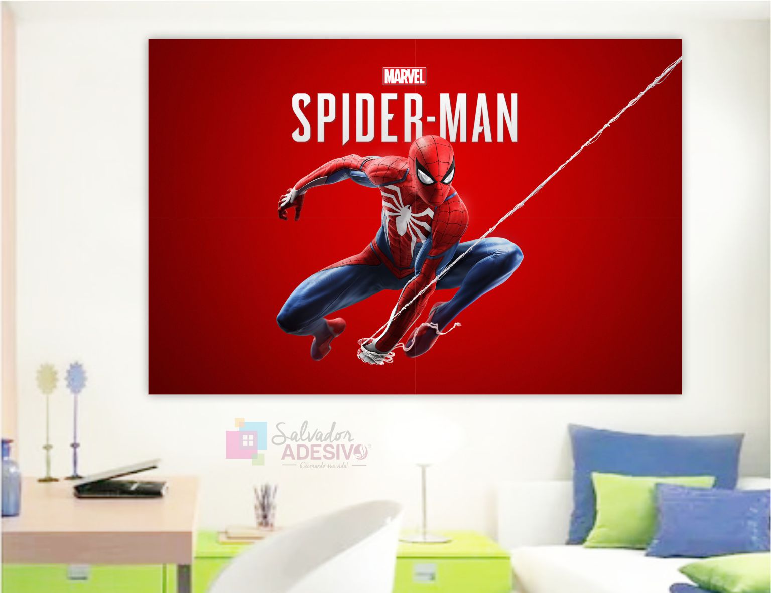 Jogo Americano Homem Aranha A4 - Cor Amor Design