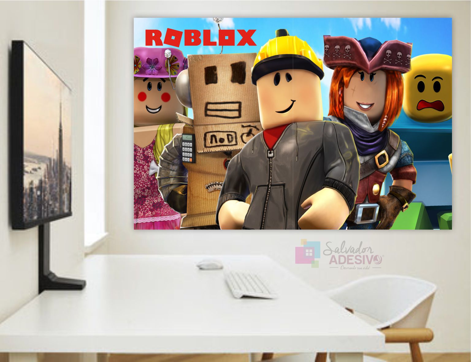 Adesivo Parede Decorativo Roblox